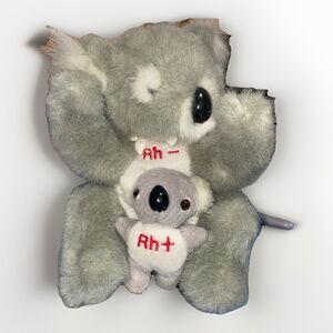Artistic Toy Kanga-Rho Koala Plush Rhophylac Drug Pharma Promo Stuffed Animal